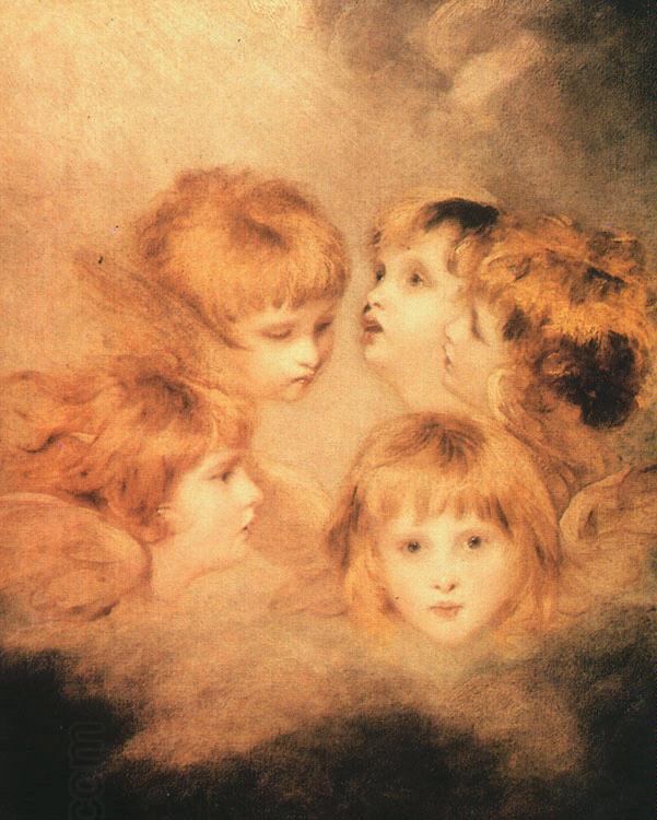 Sir Joshua Reynolds Heads of Angels China oil painting art